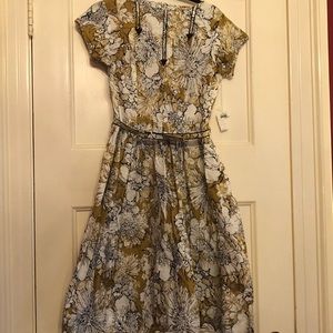 Vintage Deadstock “Brentwood” cotton dress size 14